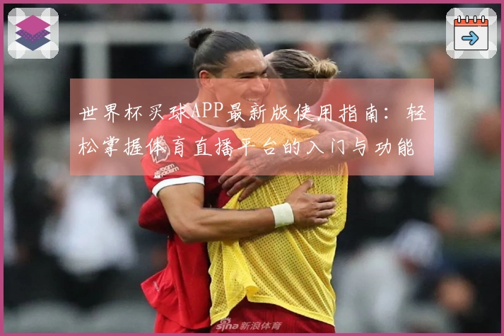 世界杯买球APP最新版使用指南：轻松掌握体育直播平台的入门与功能